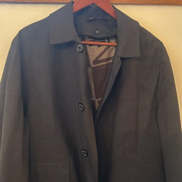 Mackintosh Men’s Grey OvercoatSize L - Good Condition100% waterproof100% wool